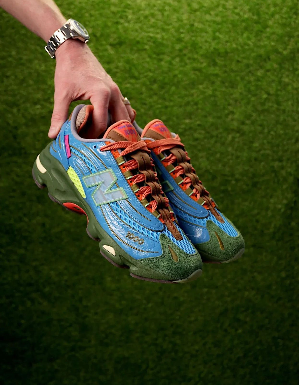 Multicolor New Balance 1000 Men’s Sneakers with Mesh Upper and Rubber Sole