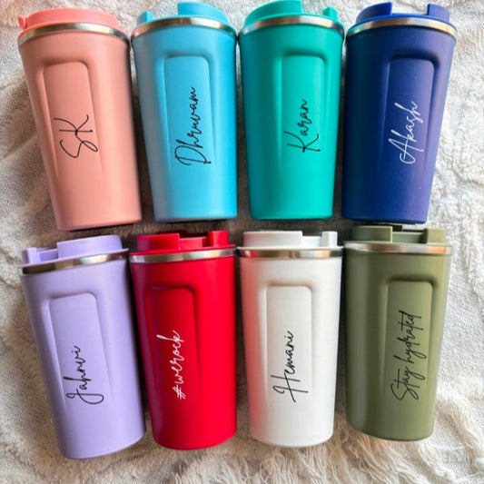 Personalized Stainless Steel Travel Mug – 500ml