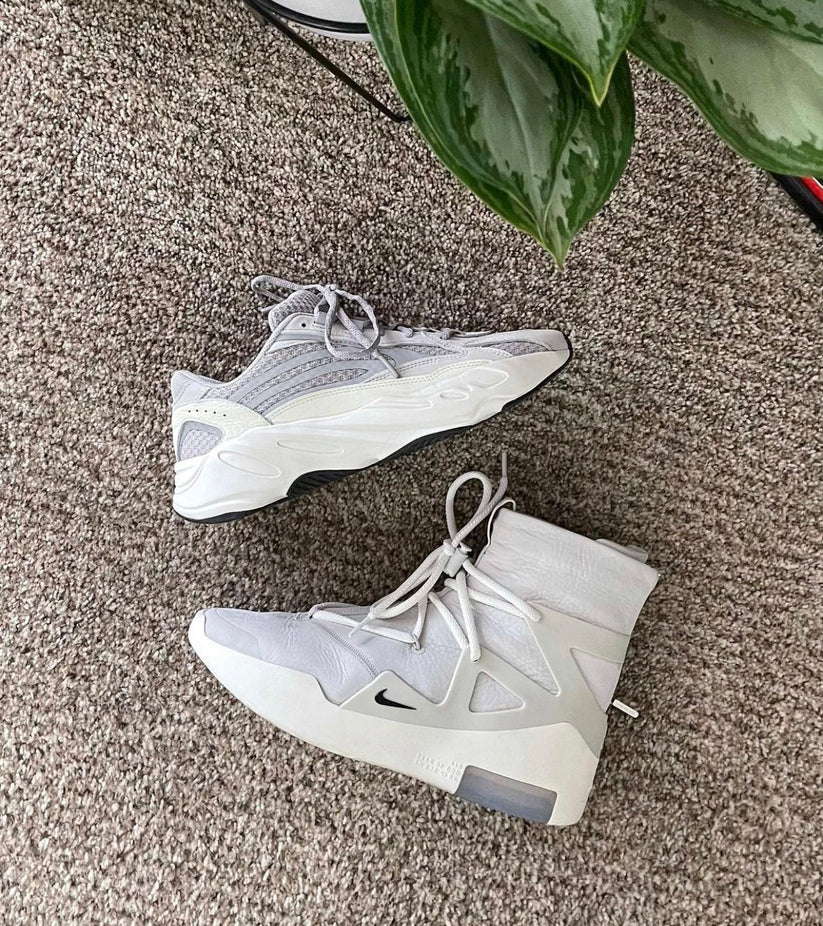 White Fear Of God 1 Light Men’s High-Top Sneakers