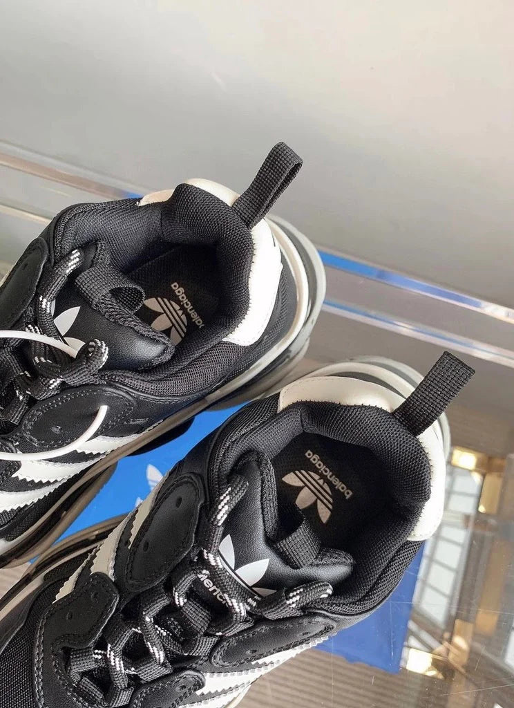 Black Balenciaga x adidas Triple S  Men’s Sneakers