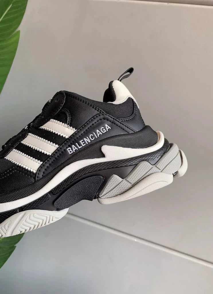 Black Balenciaga x adidas Triple S  Men’s Sneakers