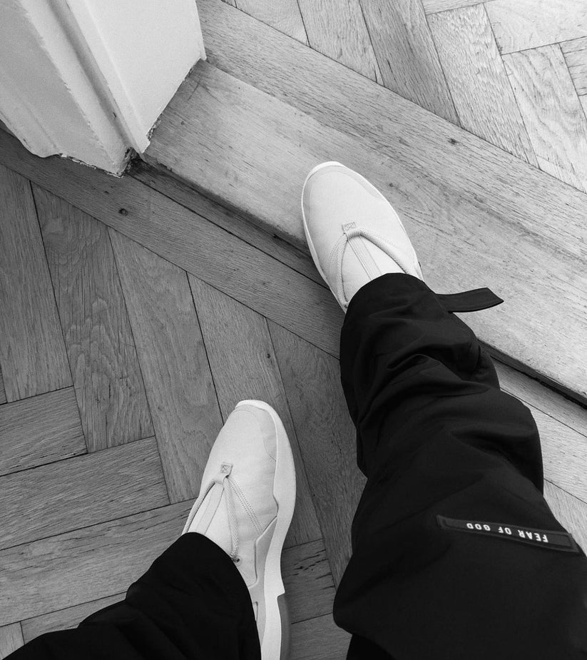 White Fear Of God 1 Light Men’s High-Top Sneakers