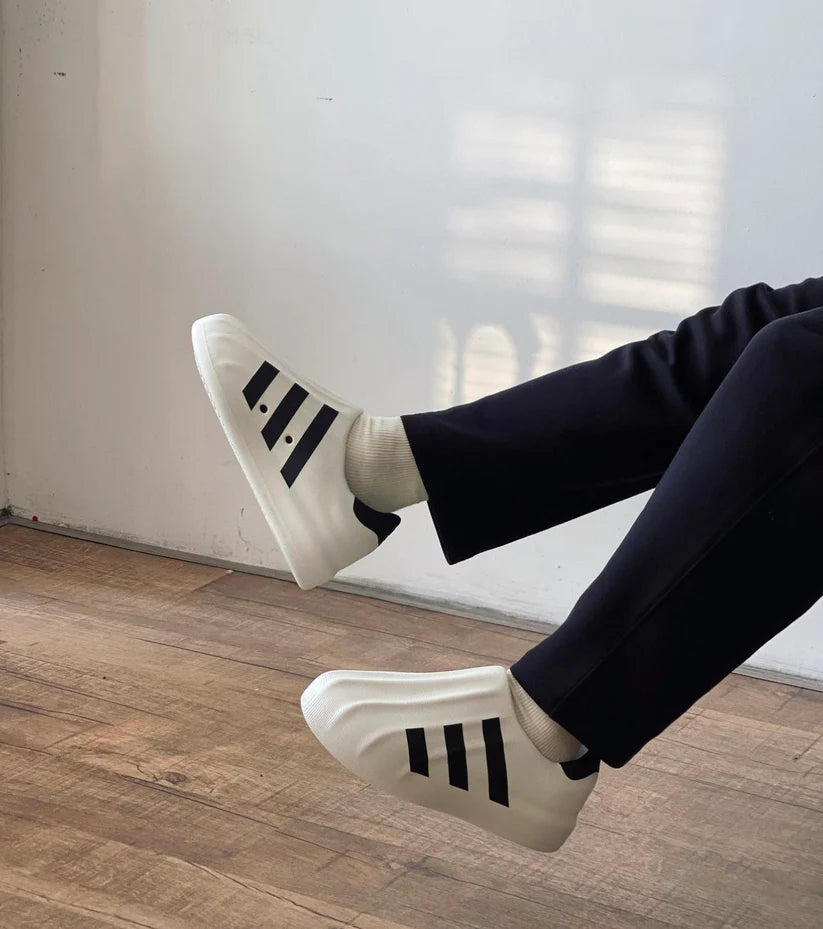 White Adidas Adifoam Superstar Black White Men’s Sneakers