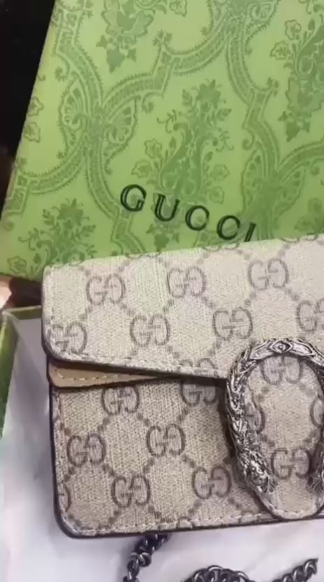 Beige Gucci Dionysus Mini 