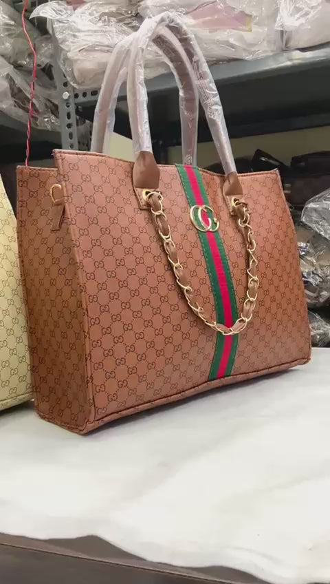 Gucci Structured Tote Bag