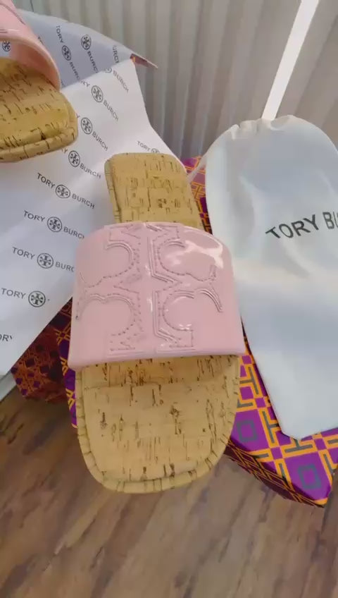 Tory Burch Double T Sport Slides for Women | Premium Quality | Sizes 36–41 (+ Big Sizes)