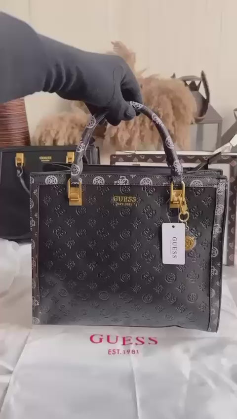 Guess Premium 12A Quality Handbag with Dust Cover | Large Size 14.5 x 13